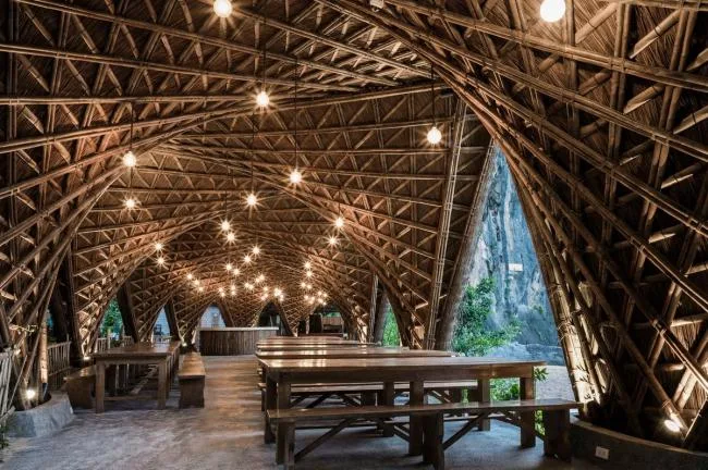BIM Architecture | Looking at the Sun from a Distance, Sand Shore and Ship Owner, Vietnam Langham Bay Bamboo Resort Hotel/Wu Chongyi Architectural Firm