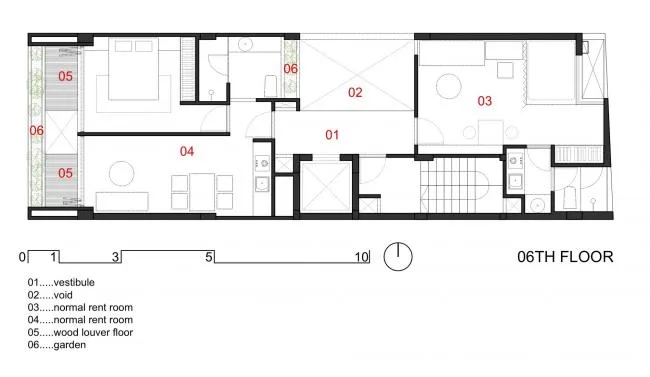 BIM Architecture | Vertical Flower Garden Room Smiling in the Wind/H2