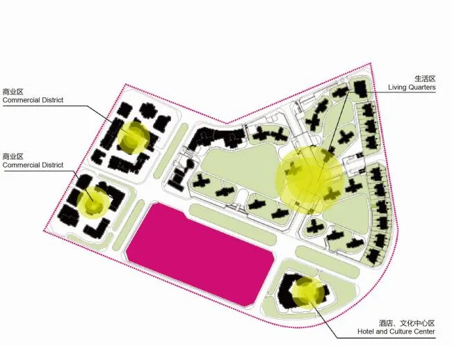 BIM Architecture | Courtyard in the City - Guangzhou Nansha Jinmao Bay Complex/Botao Design