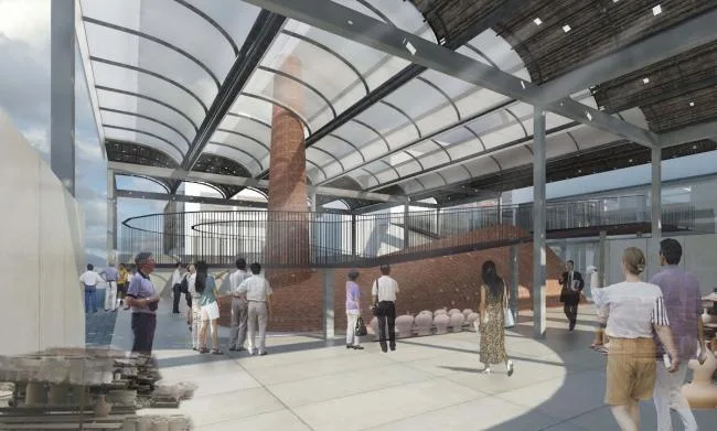 BIM Architecture | Plain Porcelain Tiles, Curve Drawing, Shanghai Shenyao Art Center (Phase I)/Liu Yuyang Architecture Firm