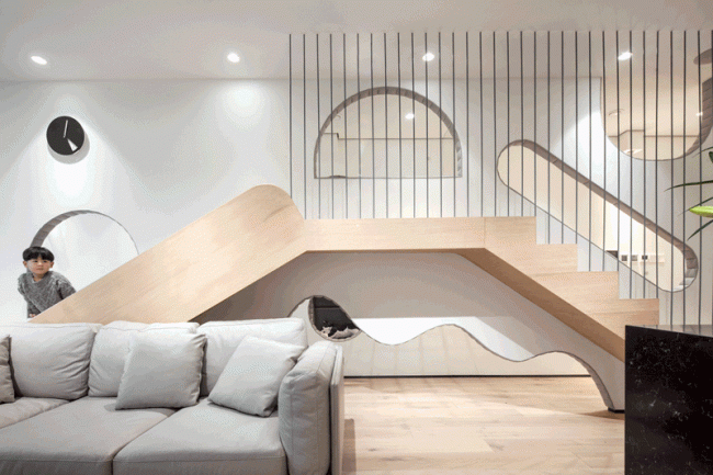 BIM Architecture | [Wall] Homestead Shanghai/Standing Wood Design Seminar Room