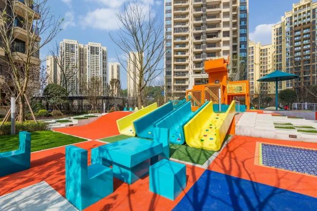 BIM Architecture | Colorful Pixel Paradise/100 Architects