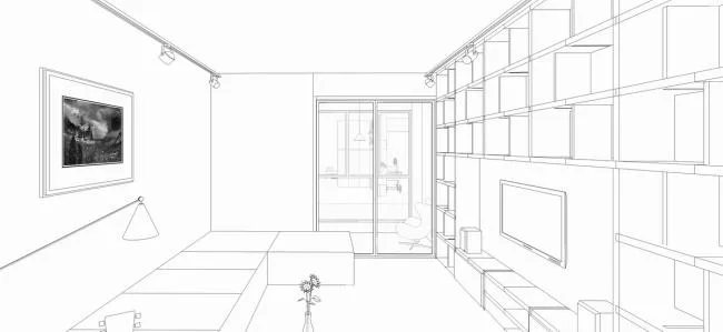 BIM Architecture | Fanghua; Daily Life in the Grid Wall of Home - Architect's Home/Jin Chao, Yan Luhong