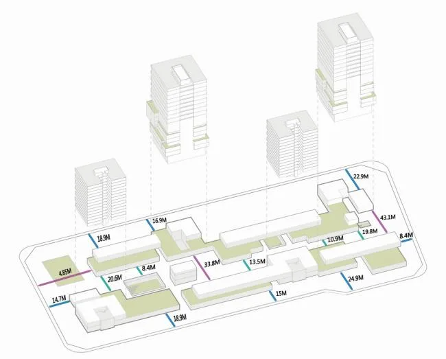 BIM Architecture | Courtyard in the City - Guangzhou Nansha Jinmao Bay Complex/Botao Design