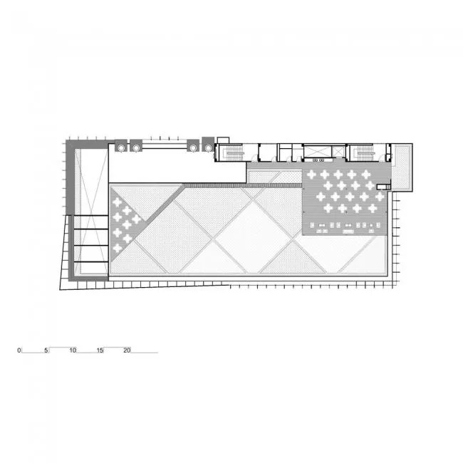 BIM Architecture | CORTEZZA Building, Wood Stone Dialogue with Nature/TERRANUM