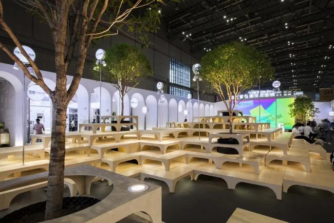 BIM Architecture | Creative Natural Space Composed of Furniture -2018 DDS Exhibition/TOWO Meeting Design