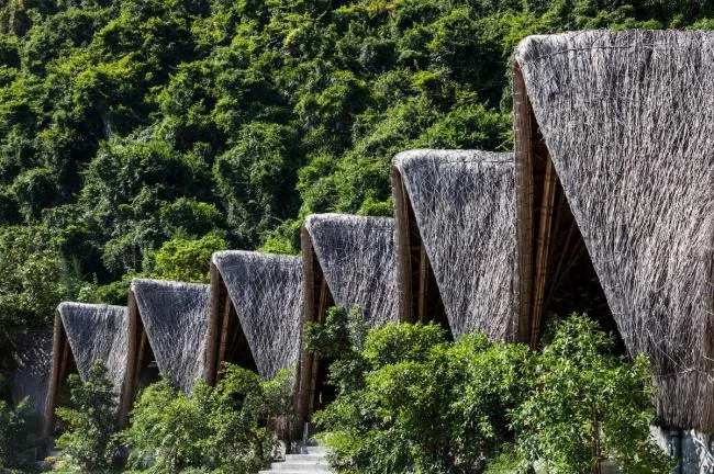 BIM Architecture | Looking at the Sun from a Distance, Sand Shore and Ship Owner, Vietnam Langham Bay Bamboo Resort Hotel/Wu Chongyi Architectural Firm