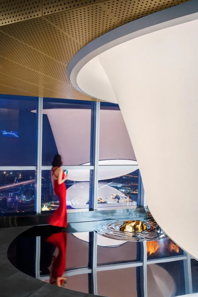BIM Architecture | RSAA/Zhuang Ziyu Studio's New Work: "Cloud Banquet" Cloud Top 57 Restaurant