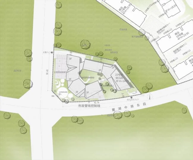 BIM Architecture | Occasion, Geometry, Nature - Chengdu Vanke Park Legendary Kindergarten/Chengzhi Design