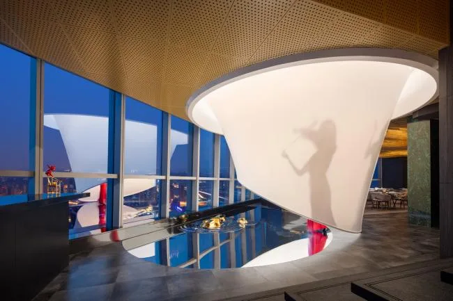 BIM Architecture | RSAA/Zhuang Ziyu Studio's New Work: "Cloud Banquet" Cloud Top 57 Restaurant
