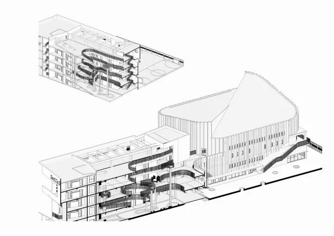 BIM Architecture | Dynamic Green Dream Campus: Ecological Line School/1+1>2 Architects
