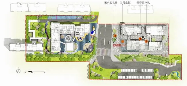 BIM Architecture | Time Solidifies, Time Never Dies - Space Director/Basic Element Architecture Design under the Camera