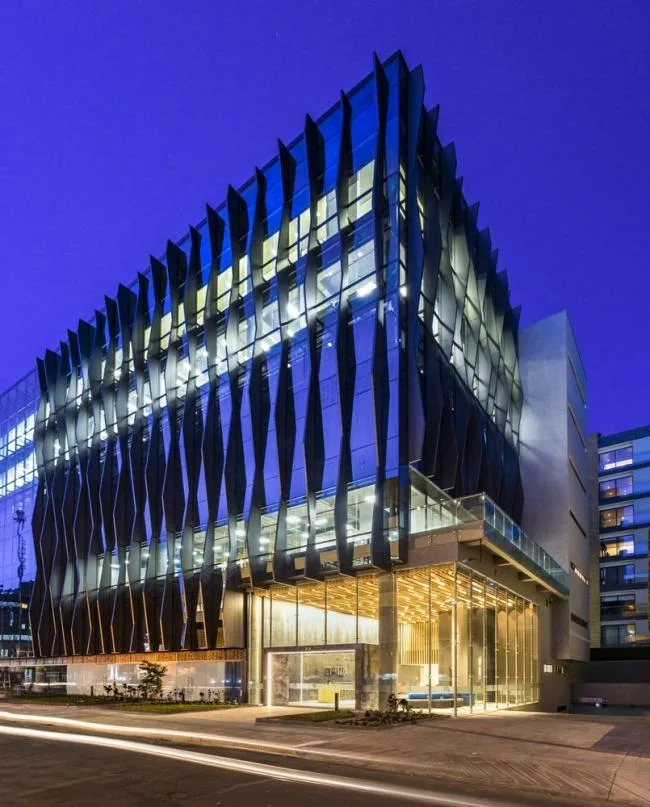 BIM Architecture | CORTEZZA Building, Wood Stone Dialogue with Nature/TERRANUM