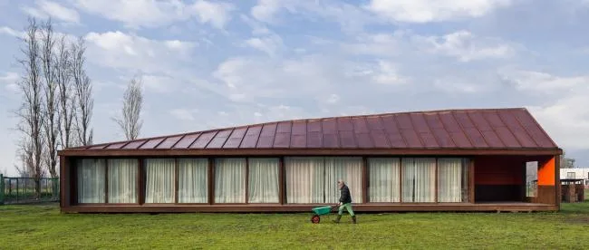 BIM Architecture | Red Hut on Village Grassland: PH2 Room/DX Arquitectos