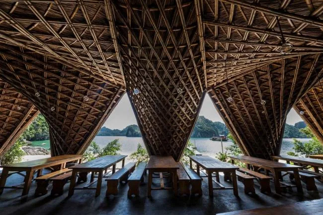 BIM Architecture | Looking at the Sun from a Distance, Sand Shore and Ship Owner, Vietnam Langham Bay Bamboo Resort Hotel/Wu Chongyi Architectural Firm