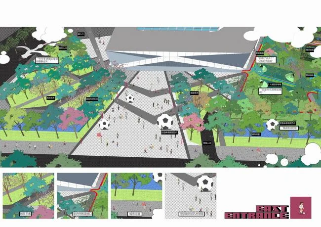 BIM Architecture | Dynamic Energy Box: Yangzhou Southern New City Sports Park/Botao Design