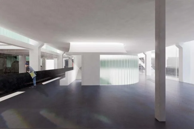 BIM Architecture | Plain Porcelain Tiles, Curve Drawing, Shanghai Shenyao Art Center (Phase I)/Liu Yuyang Architecture Firm