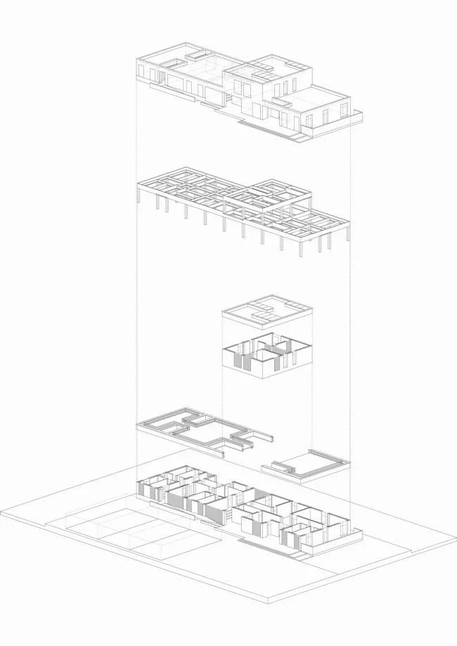 BIM Architecture | Standing tall on the village site, simple yet warm: Architecture in the middle of the Sanhe Village People's Movement/Wall