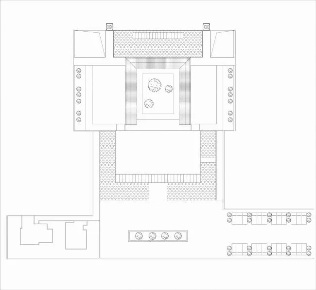BIM Architecture | Green Pine and Cypress, Mirror Water Courtyard: Chongqing Vanke Emerald Park/Shanghai Riqing Architectural Design