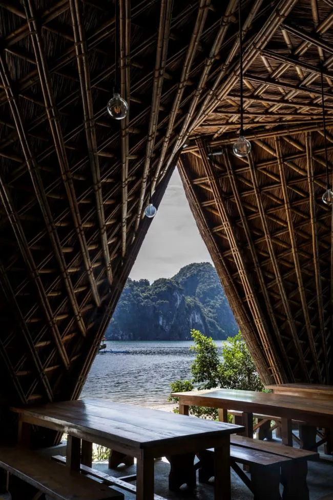 BIM Architecture | Looking at the Sun from a Distance, Sand Shore and Ship Owner, Vietnam Langham Bay Bamboo Resort Hotel/Wu Chongyi Architectural Firm