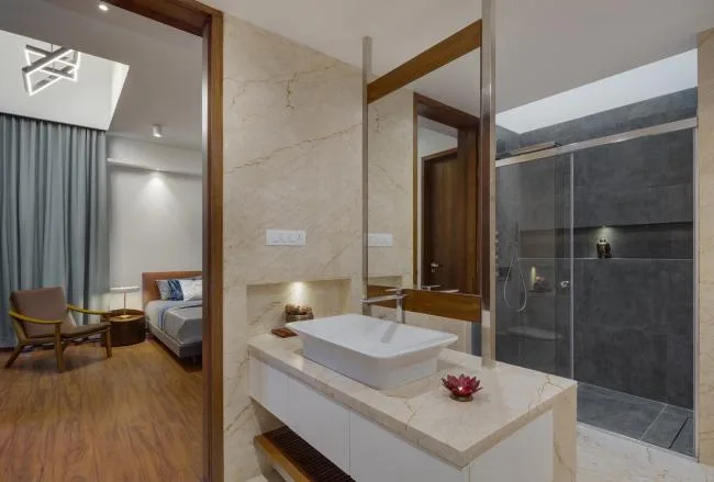 BIM Architecture | Concave and Irregular, Breaking Order: RL Room/SDeG in Bangalore