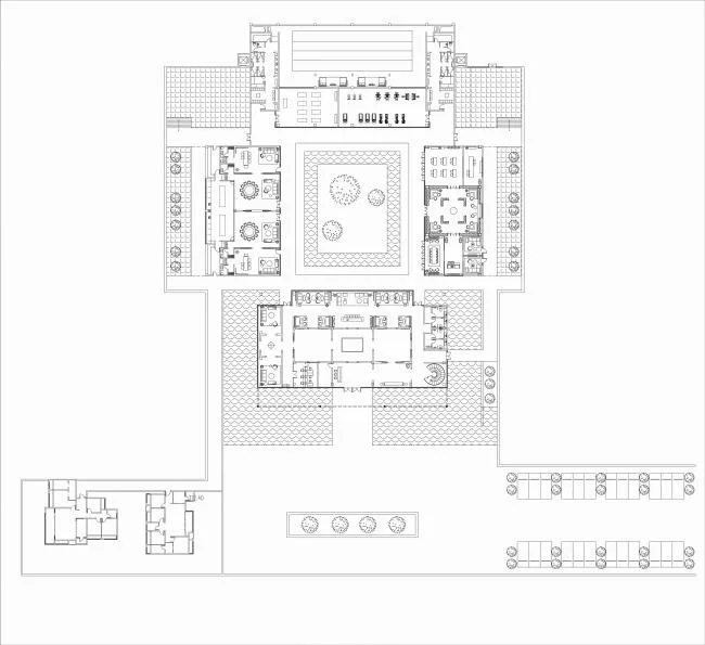 BIM Architecture | Green Pine and Cypress, Mirror Water Courtyard: Chongqing Vanke Emerald Park/Shanghai Riqing Architectural Design