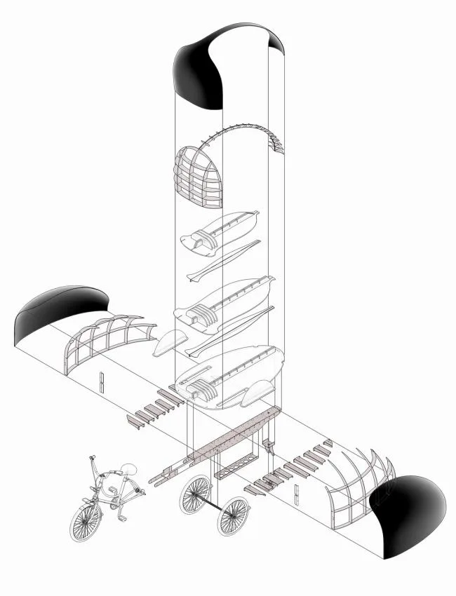 BIM Architecture | Shared Ladybug - Mobile Micro Children's Bookstore/Luo Yujie Studio