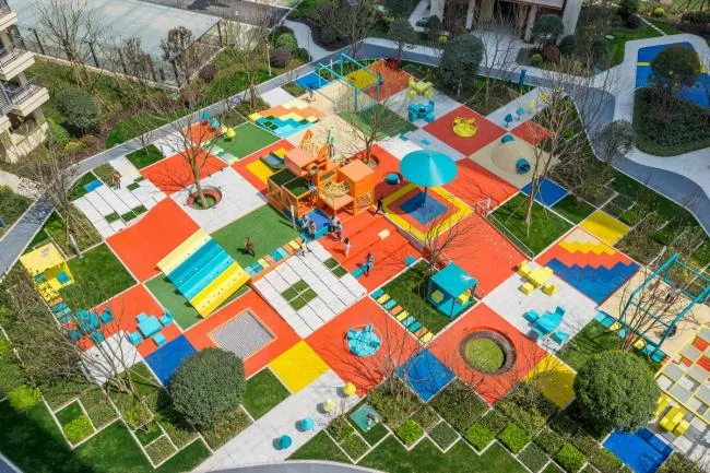 BIM Architecture | Colorful Pixel Paradise/100 Architects