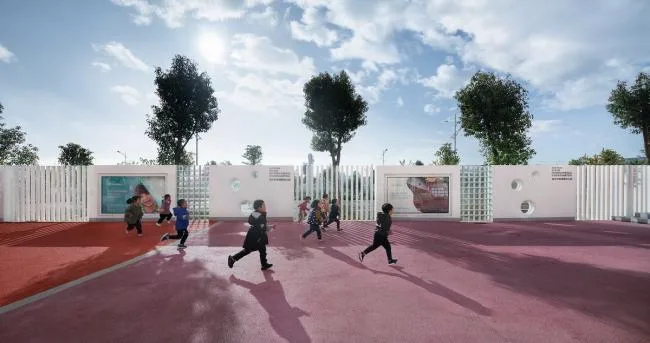 BIM Architecture | A Touchable Utopia, a Realizable Fantasy Country - Candy Fantasy Garden/Xi'an Dika Kindergarten Design Center