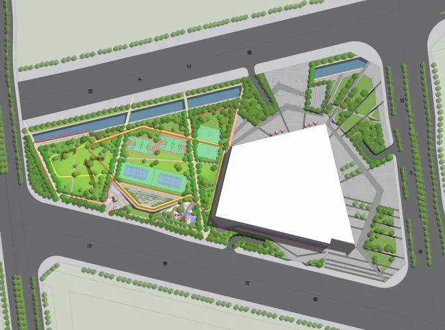 BIM Architecture | Dynamic Energy Box: Yangzhou Southern New City Sports Park/Botao Design