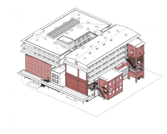 BIM Architecture | Beijing Shougang Construction House Intelligent Selection Muri Hotel "Cangge"/China Academy of Architectural Design&Research Co., Ltd