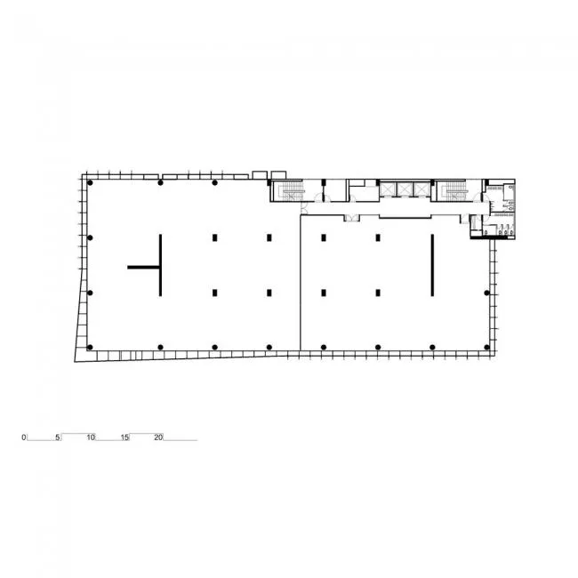 BIM Architecture | CORTEZZA Building, Wood Stone Dialogue with Nature/TERRANUM