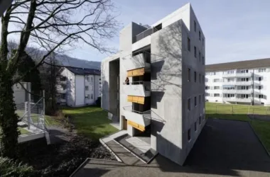 BIM Architecture: Rugged Elegance in Zurich’s Affordable Apartment Building by Gus Wüstemann-BIM WORLD