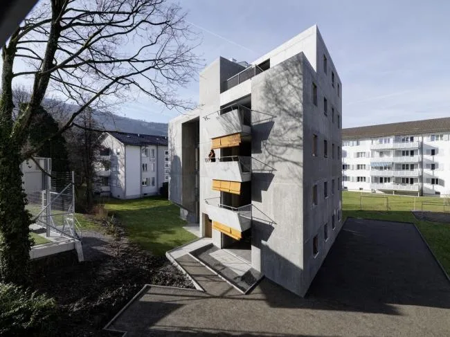 BIM architecture | rugged sense of sophistication, Zurich affordable apartment building/Gus Wüstemann