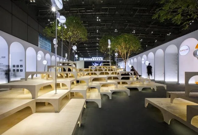 BIM Architecture | Creative Natural Space Composed of Furniture -2018 DDS Exhibition/TOWO Meeting Design