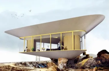 BIM Architecture | Reverse Rooftop Pool Pavilion/Anti Reality-BIM WORLD