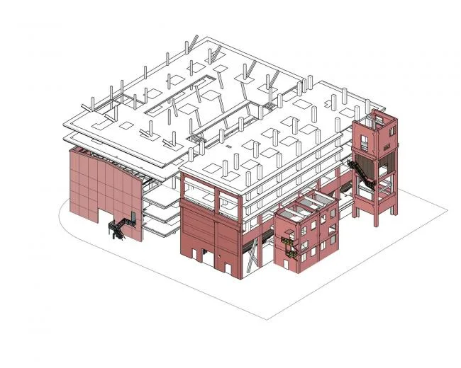 BIM Architecture | Beijing Shougang Construction House Intelligent Selection Muri Hotel "Cangge"/China Academy of Architectural Design&Research Co., Ltd