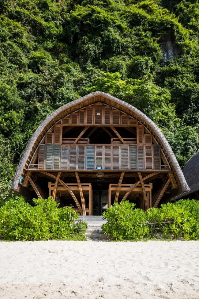 BIM Architecture | Looking at the Sun from a Distance, Sand Shore and Ship Owner, Vietnam Langham Bay Bamboo Resort Hotel/Wu Chongyi Architectural Firm
