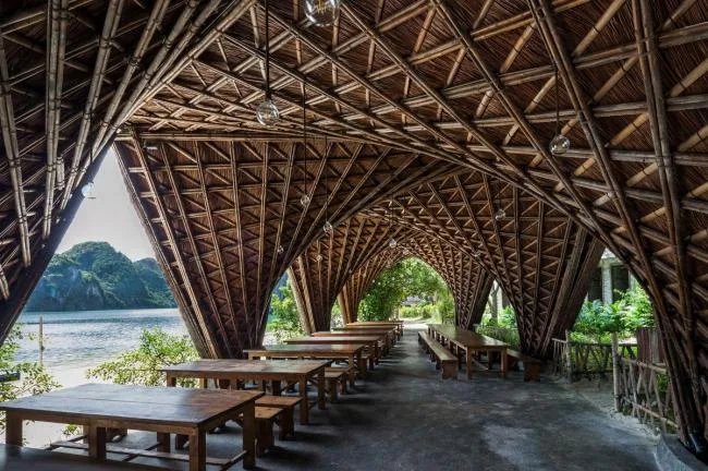 BIM Architecture | Looking at the Sun from a Distance, Sand Shore and Ship Owner, Vietnam Langham Bay Bamboo Resort Hotel/Wu Chongyi Architectural Firm
