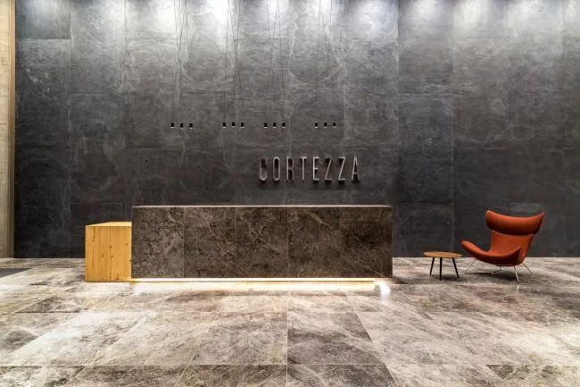 BIM Architecture | CORTEZZA Building, Wood Stone Dialogue with Nature/TERRANUM