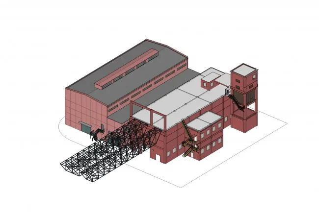 BIM Architecture | Beijing Shougang Construction House Intelligent Selection Muri Hotel "Cangge"/China Academy of Architectural Design&Research Co., Ltd