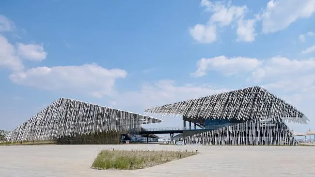 BIM Architecture | Photography: Yangcheng Lake Passenger Hub/Kengo Kuma Architecture Urban Design Firm
