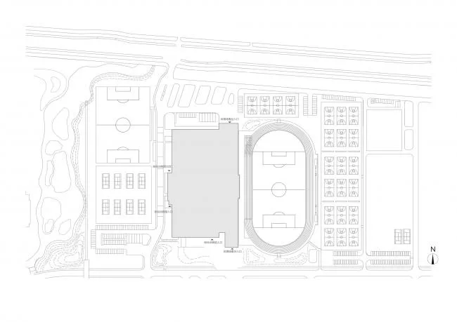 BIM Architecture | Zhejiang International Union College (Haining International Campus) Comprehensive Gymnasium/Zhejiang Architecture Design and Research Institute