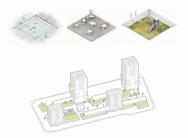 BIM Architecture | Courtyard in the City - Guangzhou Nansha Jinmao Bay Complex/Botao Design