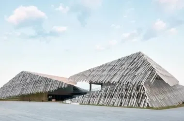 BIM Architecture Showcase: Yangcheng Lake Passenger Hub by Kengo Kuma Urban Design Firm-BIM WORLD