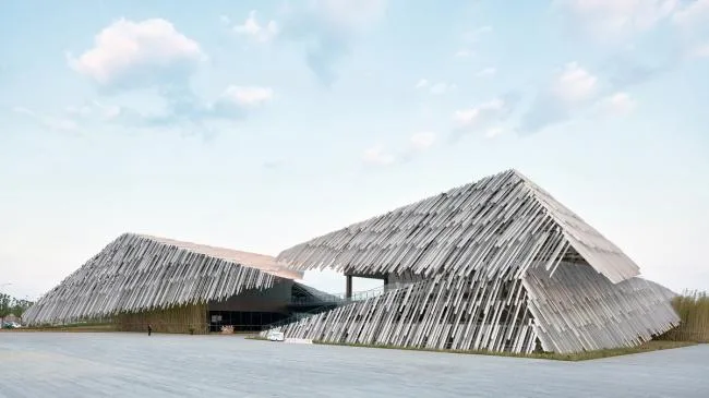 BIM Architecture | Photography: Yangcheng Lake Passenger Hub/Kengo Kuma Architecture Urban Design Firm