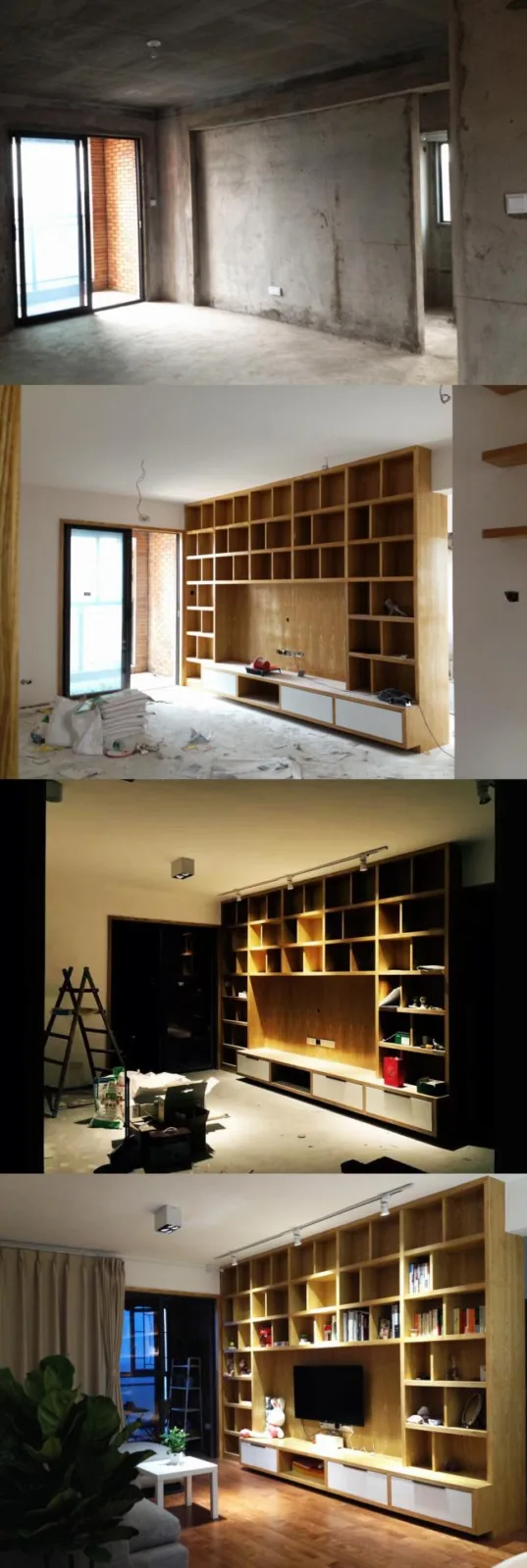 BIM Architecture | Fanghua; Daily Life in the Grid Wall of Home - Architect's Home/Jin Chao, Yan Luhong