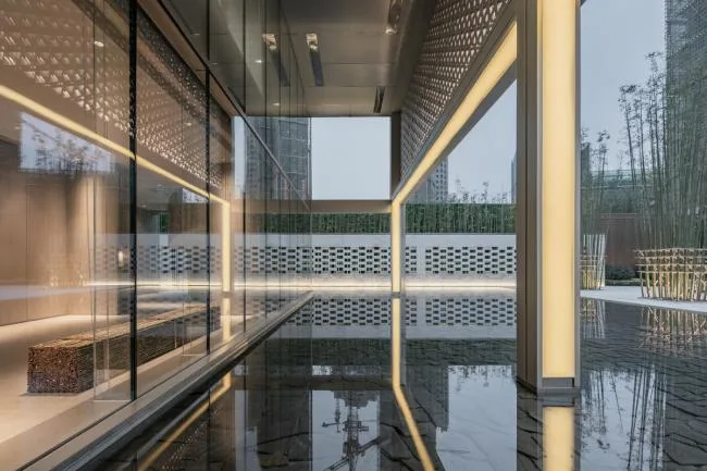 BIM Architecture | Green Pine and Cypress, Mirror Water Courtyard: Chongqing Vanke Emerald Park/Shanghai Riqing Architectural Design