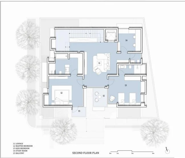 BIM Architecture | Concave and Irregular, Breaking Order: RL Room/SDeG in Bangalore