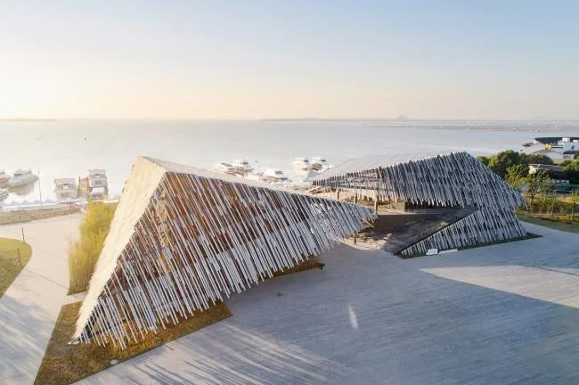 BIM Architecture | Photography: Yangcheng Lake Passenger Hub/Kengo Kuma Architecture Urban Design Firm